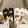 "Cotton Slippers for Women & Men – Warm, Non-Slip, Plush Indoor Footwear for Autumn & Winter"