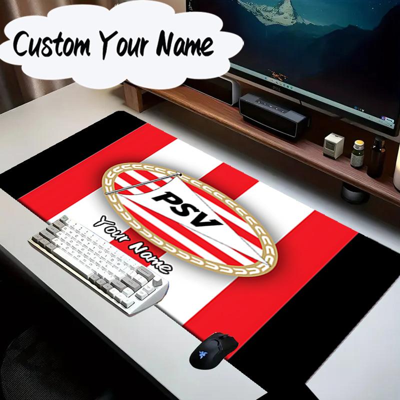 Custom Name Mouse pad Psv Sports Emblem Mouse Pad Desk Mat, Non-Slip Rubber Backer Pad For Computer Notebook Gaming Mouse Pad Birthday Gift