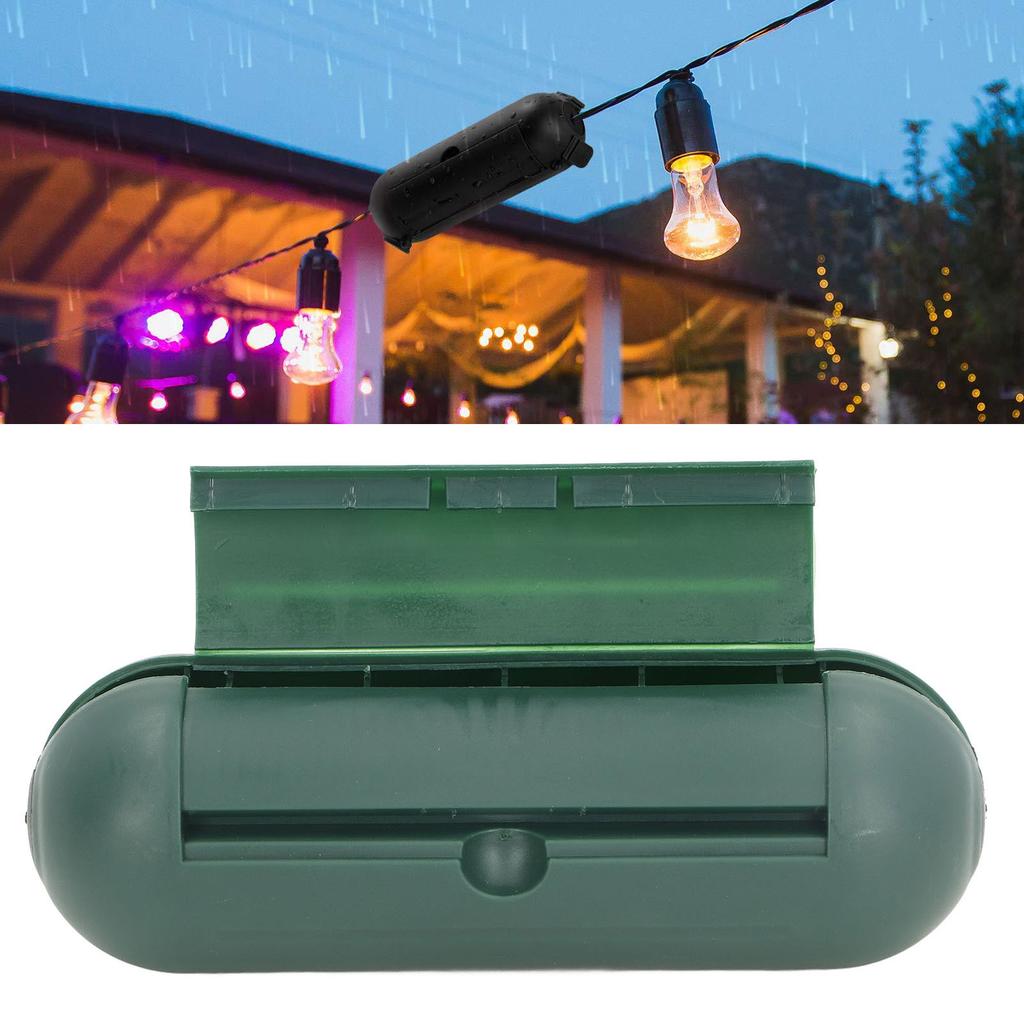 Outdoor Extension Cord Cover ABS Waterproof Weatherproof Connection Protector