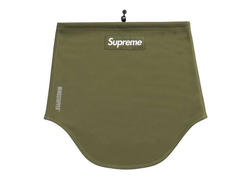 Supreme Шейный гейтор WINDSTOPPER Темно-оливковый