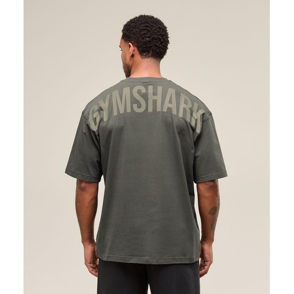 Gymshark Футболка Power strengTh Green A2c9e Ecjh