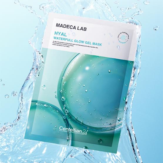CENTELLIAN24 Madeca Lab Hyal Waterfull Glow Гелевая маска 22 г*5 шт.