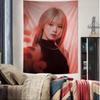 Classic Famous Kpop Singer IU Hanging Bohemian Tapestry Japanese Wall Tapestry Anime Kawaii Room Decor