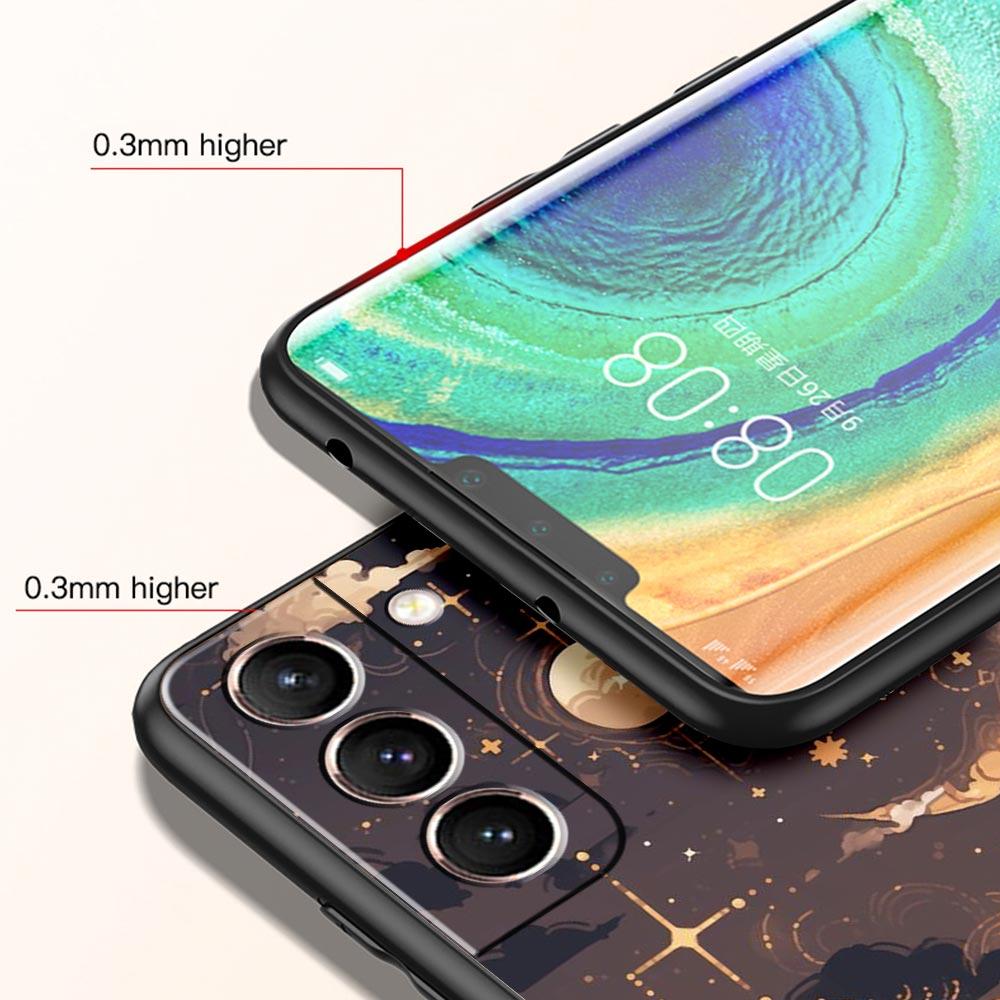 Модный Чехол для Телефона Звездное Небо Звезды для Samsung Galaxy S26 S25 S24 S23 S22 S20 S21 FE Ultra S25 Edge Plus 5G Мягкий ТПУ Чехол Сумки