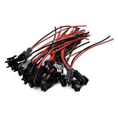 Кабель для подключения головки 2-контактный 2P Папа / Мама ПВХ 24AWG Красный/ Черный Практичный