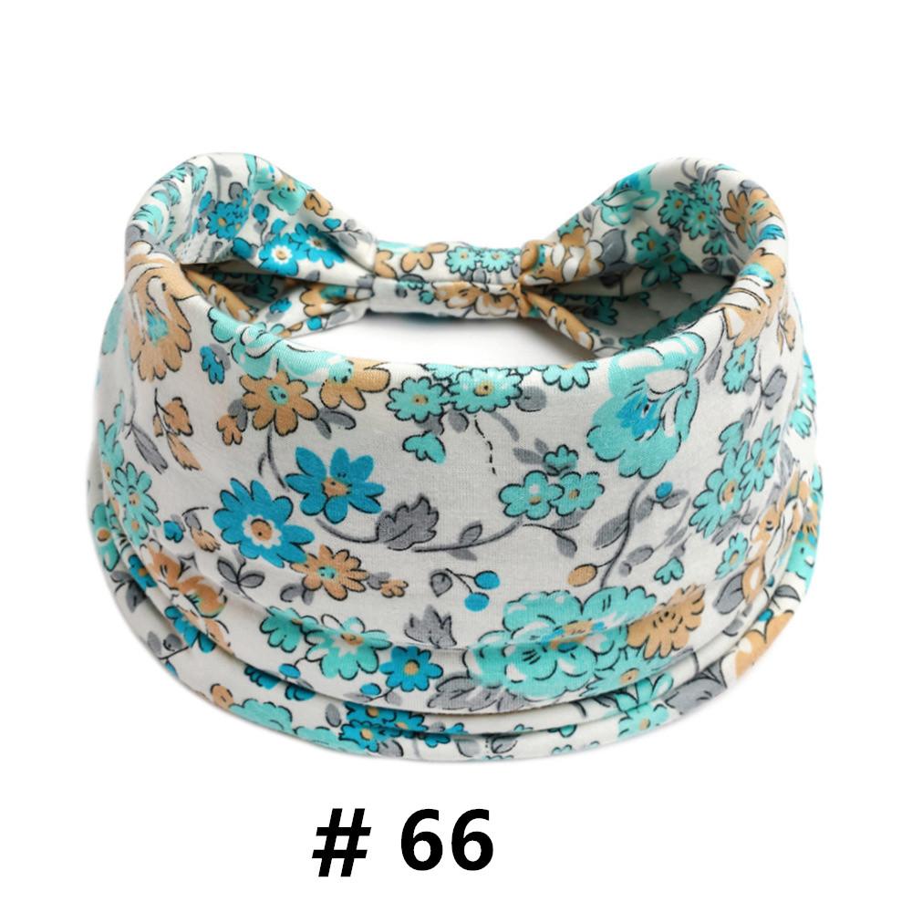 Бохо повязки на голову для женщин Хлопковые широкие повязки на голову Эластичная повязка для волос Нескользящая для тренировок Йоги Бега Тюрбан Головной убор Аксессуары для волос