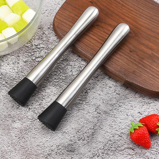 Коктейльный мадлер из нержавеющей стали для мохито, лимонада, фруктовых напитков, барных принадлежностей с длинной ручкой для домашнего бармена, ресторана