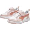 Puma Rebound V6 Lo Ac+ Versatile Comfortable Low-Top Kids Skate Shoes Kids Sneakers Pink 397419-17