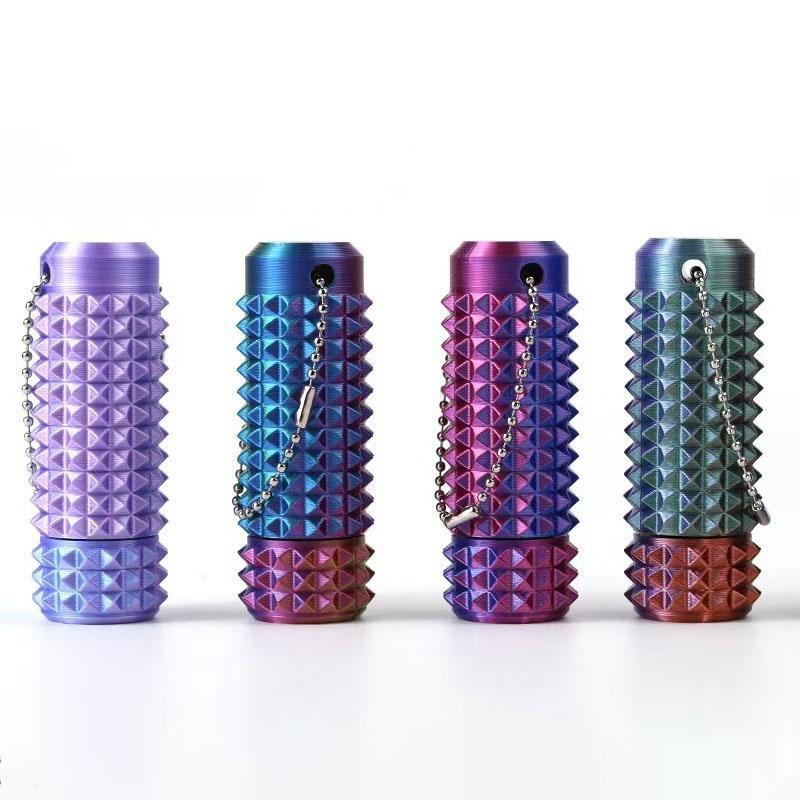 Pain Stim Fidget Toy Spiky Grippie Stim Keychain Portable Fidget Toy for Adults Teens Stress Relief Office Desk Toy Novelty Gift