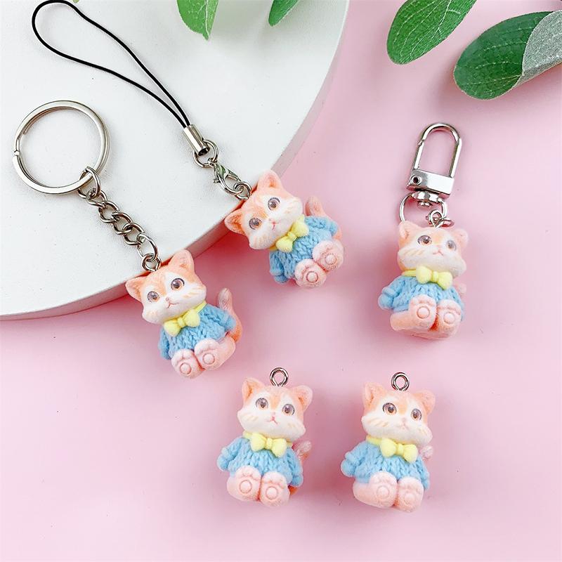 Милый брелок в виде медведя, мультяшного кролика, щенка, телефона, цепочка для наушников, чехол, кулон, шнурок, рюкзак, сумка, декор, автомобильный брелок