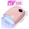 Лампа для ногтей DianaBeauty UV LED, перезаряжаемая, беспроводная, сушка для ногтей с 4 режимами таймера, УФ-свет для маникюра с аккумулятором 7500 мАч