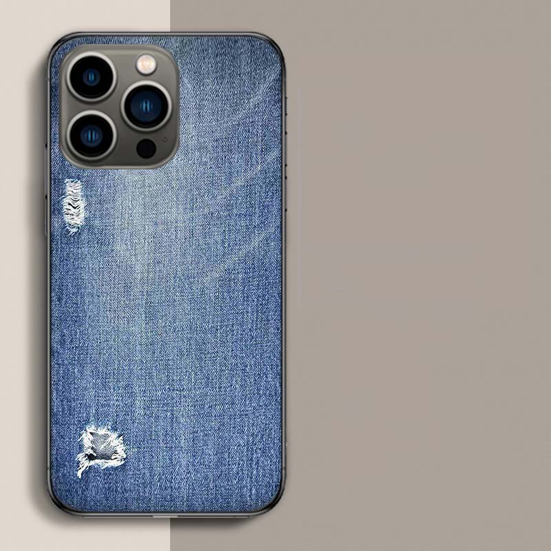 Стильный Чехол для Телефона в Стиле Джинсы Для Iphone 17 Air 15 Pro 14 Plus 16 Pro Max 17E 16E 12 13 Mini 11 Чехол Милые Fundas