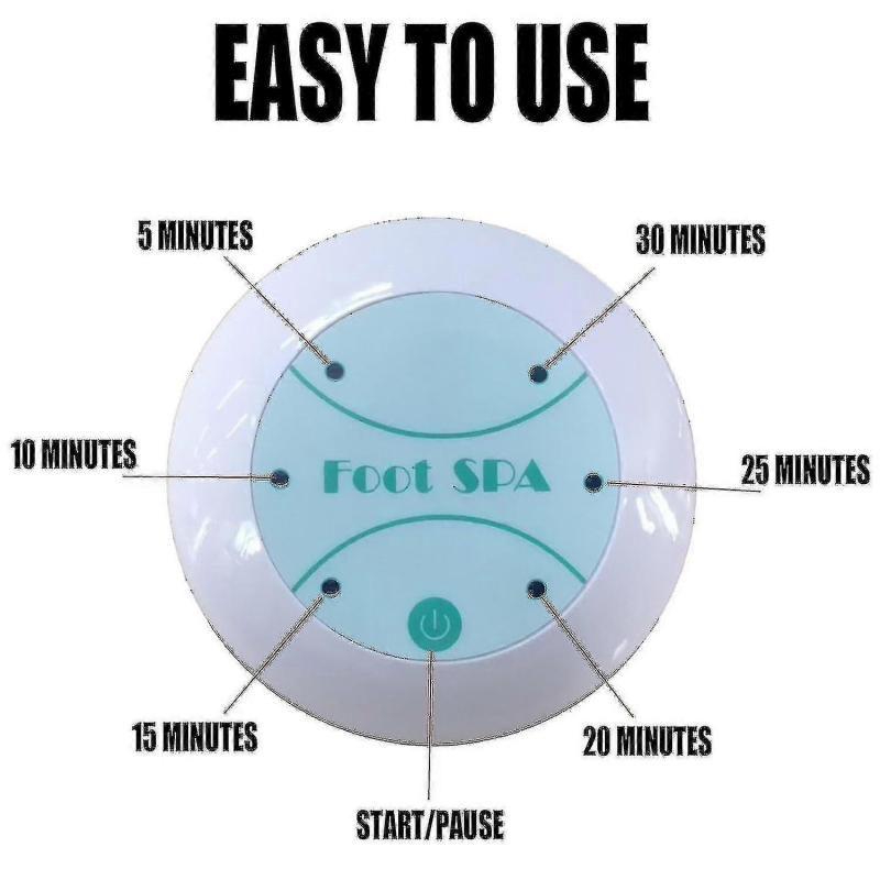 Ionic Foot Spa Detoxify And Cleanse At Home - Ionic Detox Foot Spa Machine To Detoxify Your Body AndNo basin included