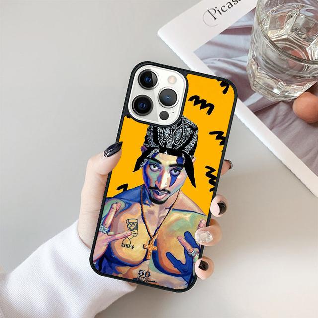 Tupac 2pac Shakur Phone Case For iPhone 17 Air 15 16 Cover  14 13 11 12 Pro Max Max Plus Back Coque shell