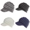 Fashionable Women's Messy Bun Beanie With Soft Stretch Knit For Winter Comfort