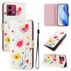 Flower Luxury Painted Leather Case Wallet Book Style Cover for Motorola Moto G60,G40 Fusion,G10,G20,G30,G Play,G Power,Edge 50 NEO...