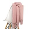 Womens Winter Cotton Scarf Style Long Wrap Shawl In Solid Colors Chinese Red Available 200x70cm