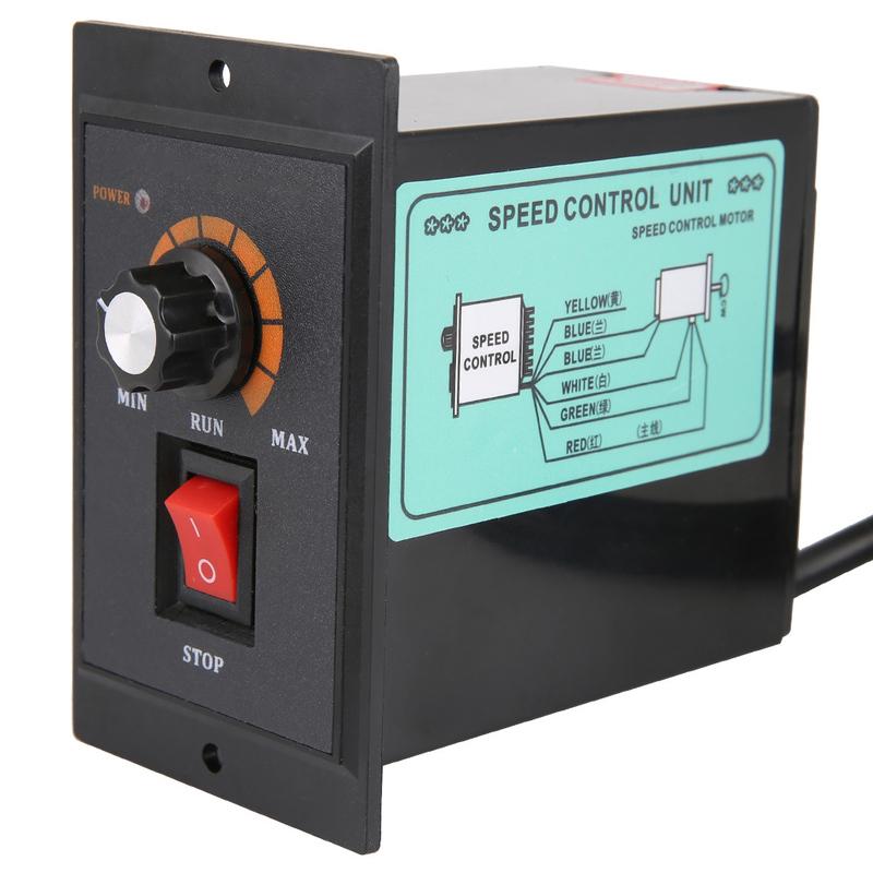 AC 220V 50/60Hz Однофазный регулятор скорости двигателя переменного тока Регулятор скорости электродвигателя