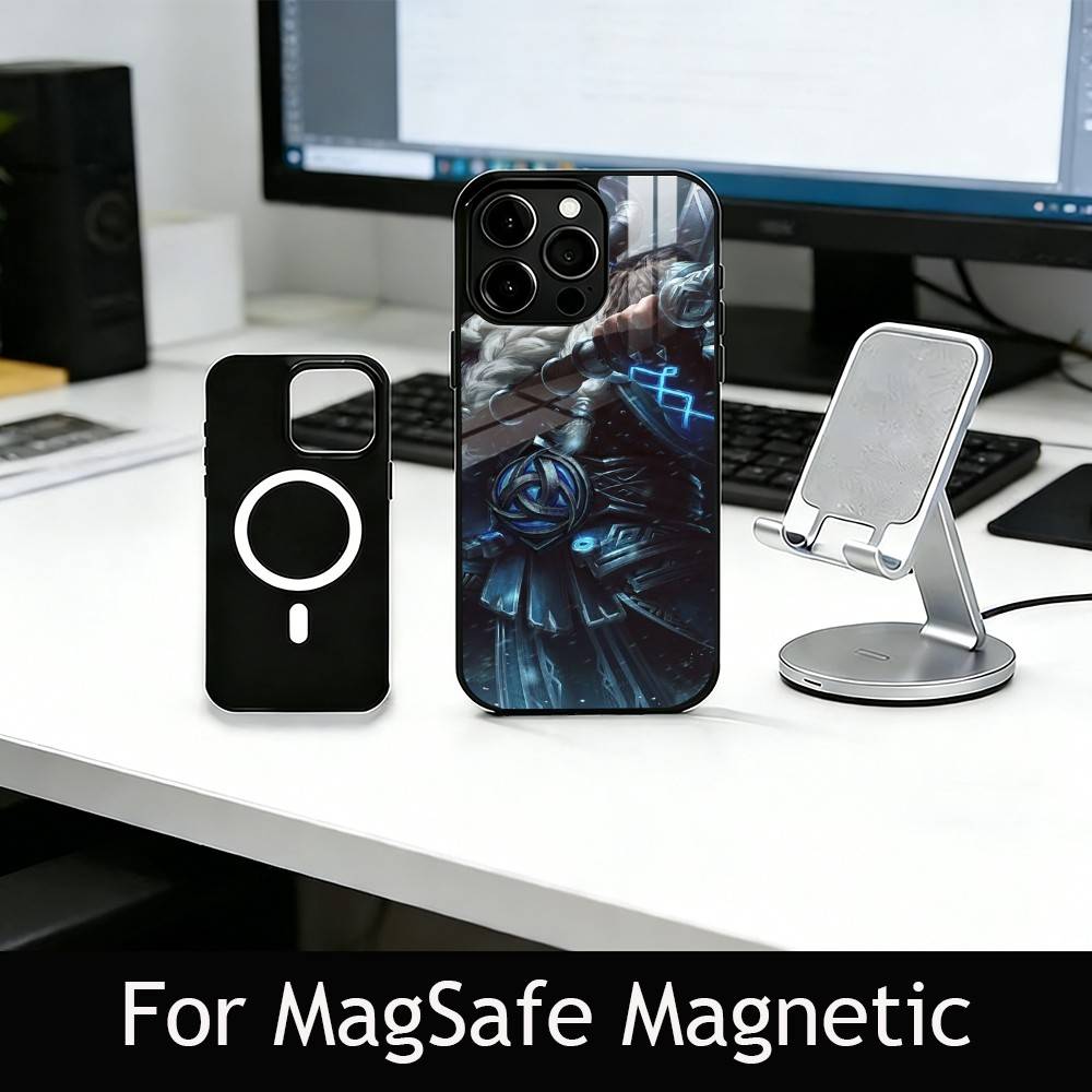 Чехол для телефона S-Smite G-Game для iPhone 17, 16, 15, 14, 13, 12, 11 Plus, Pro, Магнитный с Magsafe, Беспроводная зарядка