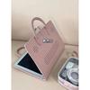 Unisex PU Leather Laptop Sleeve Shoulder Bag Protective Carrying Case for 14 15.6 16 Inch Notebook