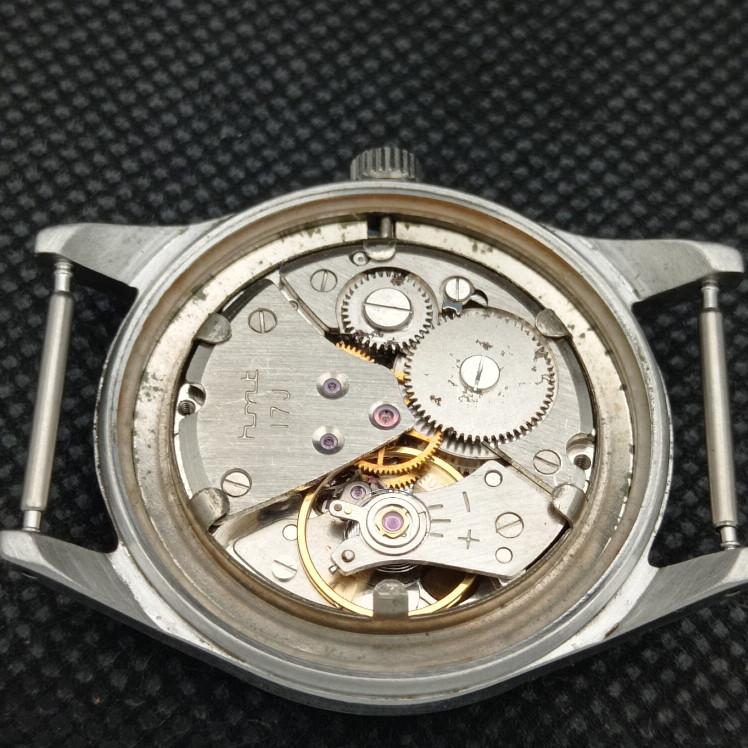 USED HMT PILOT INDIAN MENS MECHANICAL WATCH A318305-1 Sku610c-a318305