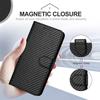 For Infinix Note 50x 5G Wallet Case with Strap Carbon Fiber Texture Leather Mobile Cover