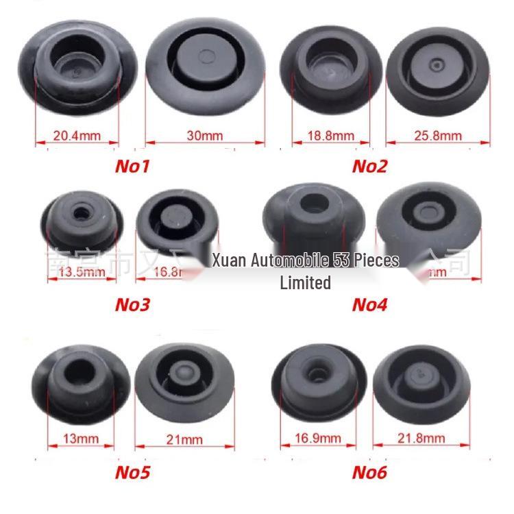 Черная водонепроницаемая заглушка кузова Nissan - Универсальная посадка