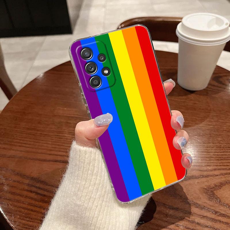Gay Pride Flag Lesbians LGBT Phone Case For Samsung Galaxy A56 A57 A37 A55 A54 A36 A35 A26 A25 A16 A17 A07 A52 A34 A73 A53 Cover