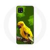 Case for Samsung Galaxy A22 5G Yellow Parakeet Birds Green Background