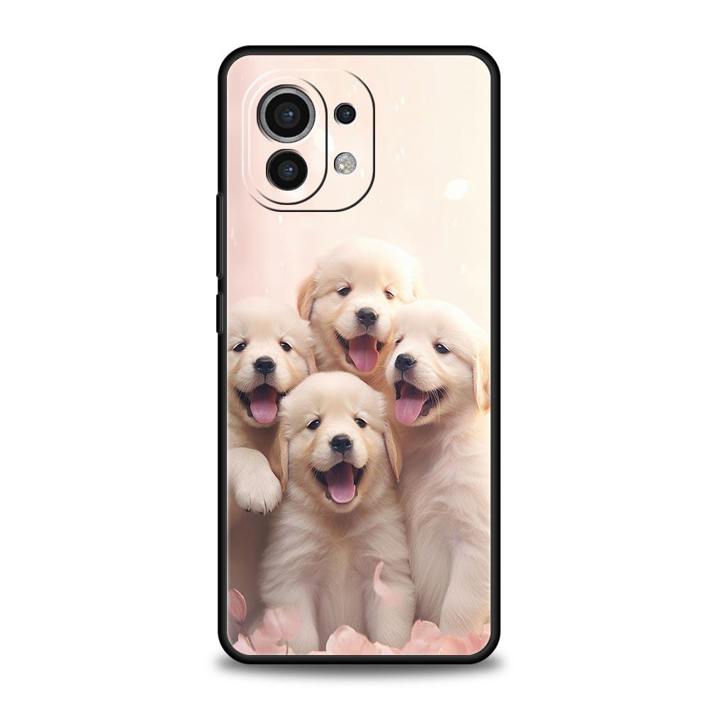 Cute Little Dog Phone Case Cover for Xiaomi Mi 17 15 14 13 12 11 Ultra 15T 14T 13T 12T 11T Pro Lite 5G Soft TPU Shell Fundas Bag