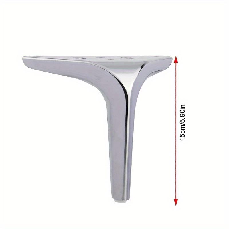 4pcs Furniture Leg Metal Home DIY Heavy Duty Replacement Feet for Bookshelf Sofa Cabinet Chair Couch Coffee Table Desk Bench Nightstand Etc