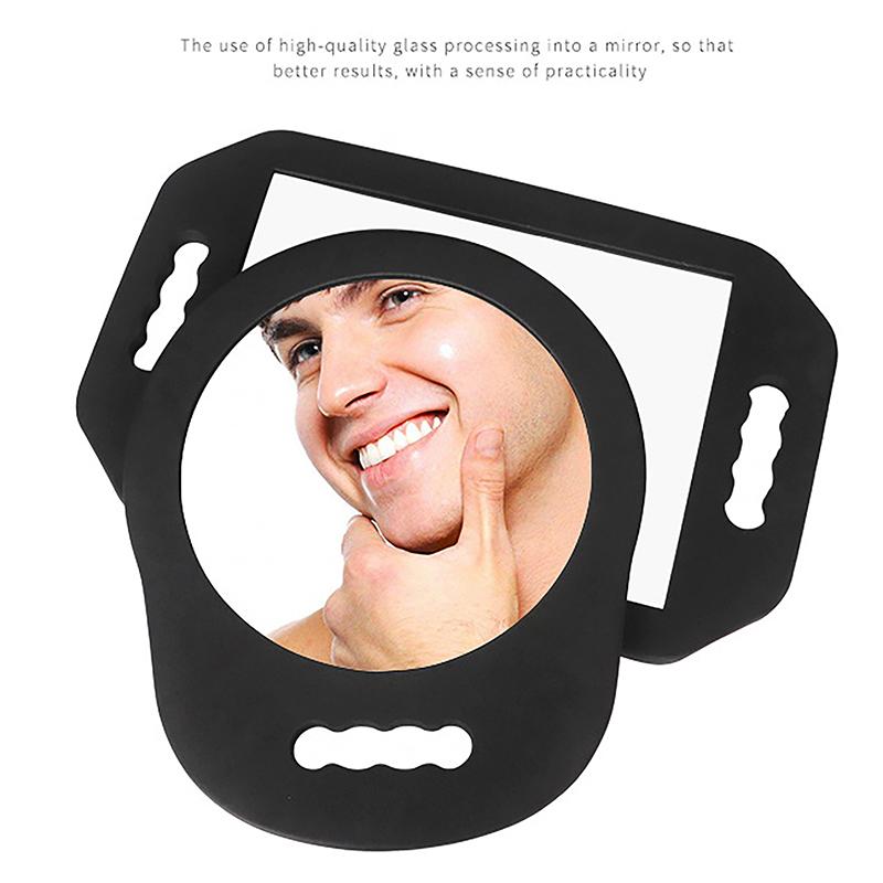 Ручное парикмахерское зеркало из пенопласта Круглое прямоугольное парикмахерское зеркало из пенопласта