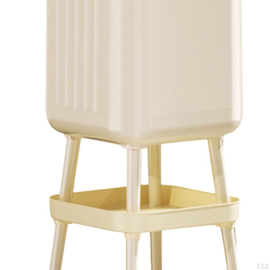 Современная большая мусорная корзина на колесиках без крышки для офиса, кухни, ресторана, ванной комнаты.