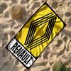 Renault Beach Towel Super Soft Microfiber Quickdry Fabric Comfortable Lightweight Perfect for Traveling Yoga Camping and Swimming