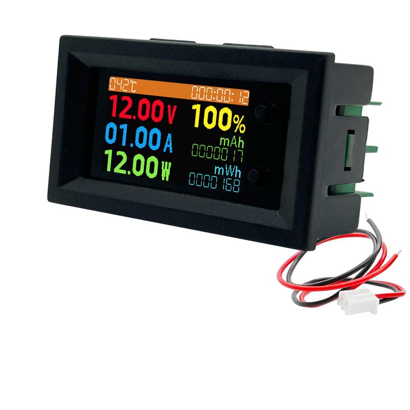 DC 0-200V 20A Digital Voltmeter Ammeter 8in1 Multifunction Tester IPS LCD Voltage Current Power Energy Test Meter