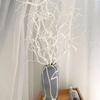 Artificial Branches Faux White Curly Willow Branch Decorative Plant Twigs for Flower Arrangement Vase Home Wedding Centerpieces