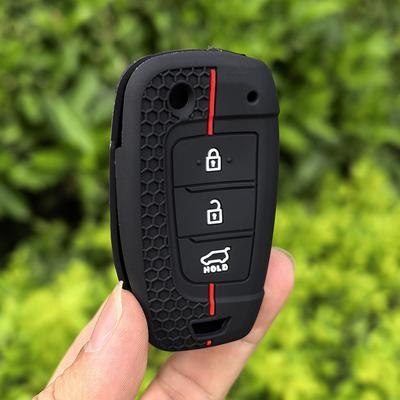 Силиконовый чехол для ключа автомобиля Hyundai Tucson Accent Solaris Elantra I30 I35 I40 Kona Celesta Sonata Creta Venue Genesis