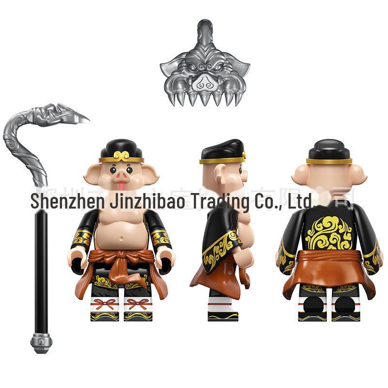 «Национальный тренд Путешествие на Запад Минифигурки: Набор строительных блоков «Король обезьян» (QL10101-10106)"