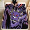 Dark Ghastly  Print Flannel Blanket, High quality Comfortable for All Seasons, Home Decor, Warmth and Comfort