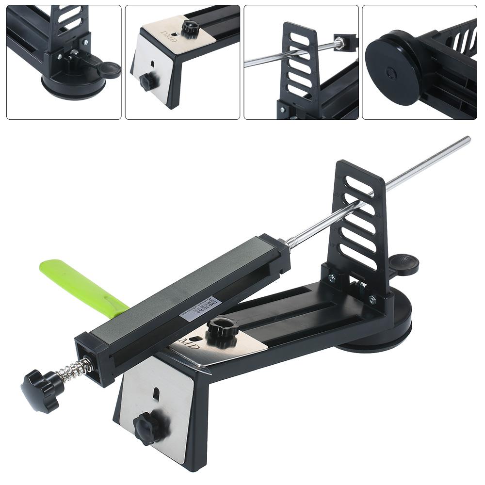 Fixed-angle Knife Sharpener Kit Knife Grinder Professional Fine Medium Coarse 4 Sharpening Stones 120# 320# 600# 1500# for Knife Scissors