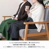 Плед Bloom Noel Lap, 70 x скандинавский, маленький размер, приблизительно. 100 см, Стильный, Стильный, Милый, Теплый, Моющийся, (слоновая кость)