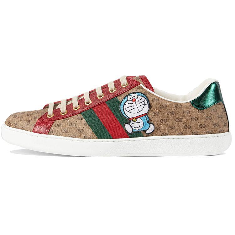 Gucci Дораэмон X GUCCI Ace 'Бежевый Монограмма' 655021 2SZ10 9765