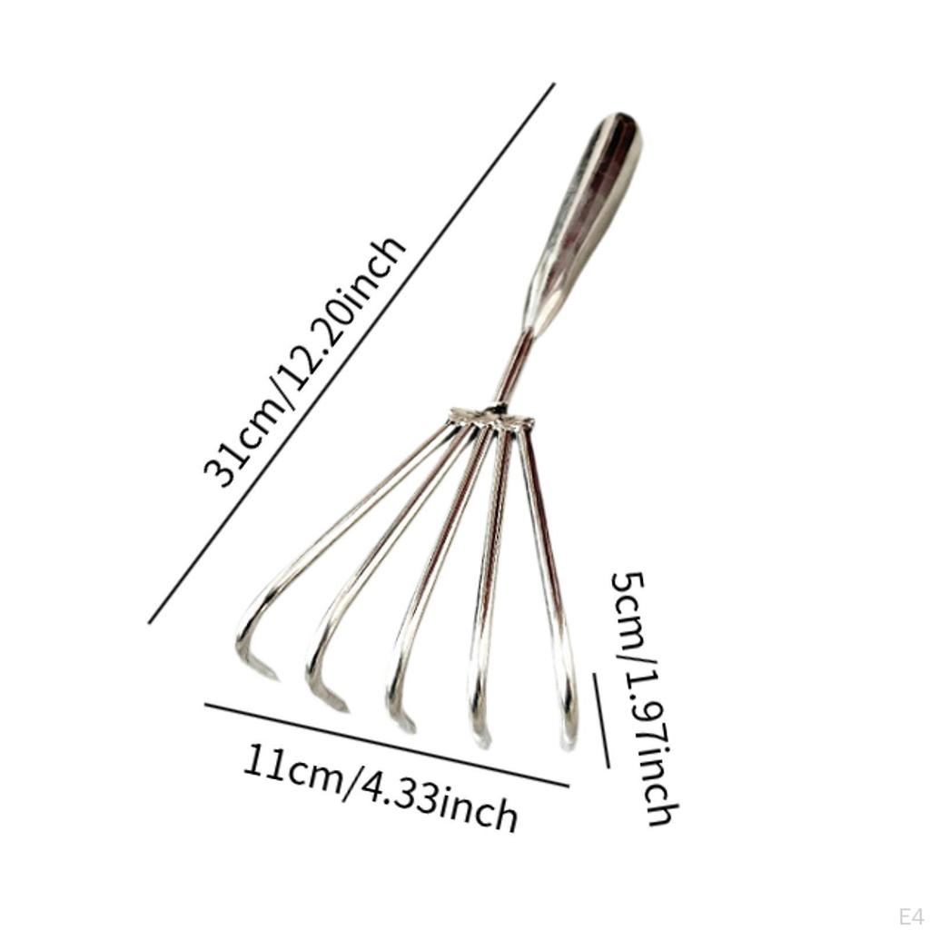Stainless Shape Tool Steel Easy Use Handheld Seafood Shell Remover For Collecting Leaf