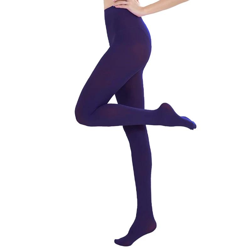 Kave Plus Size Winter Tights Women 80D Soft Solid Color Semi Opaque Footed Tights High Waist Womens Tights Large Size Pantyhose