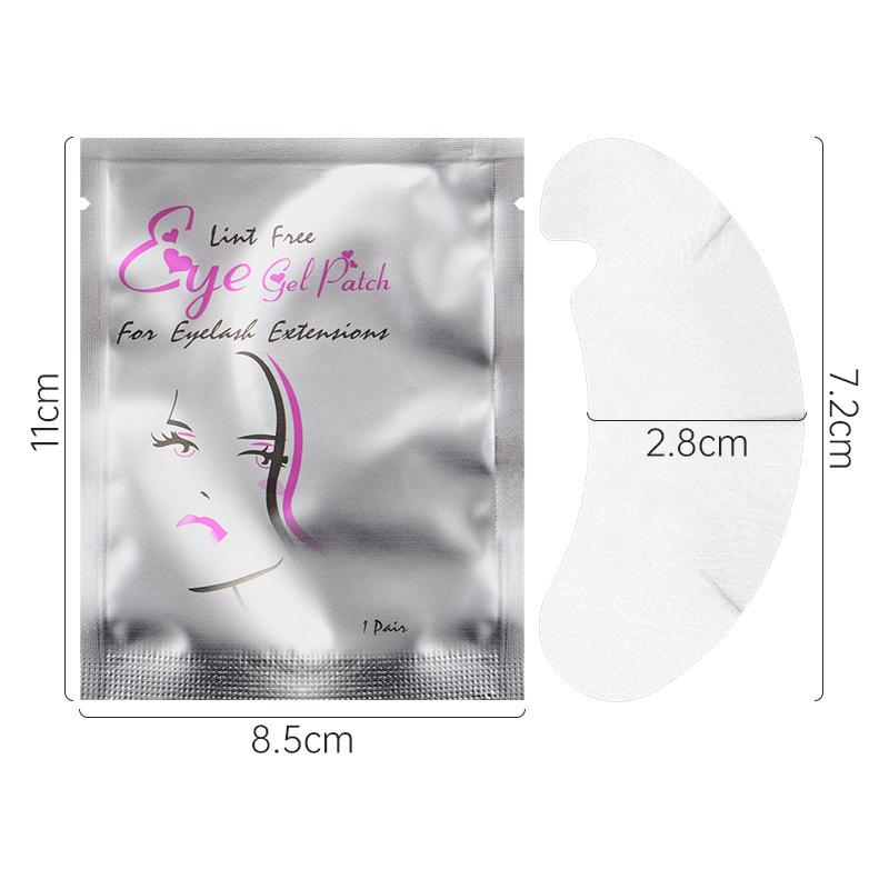 50Pairs Eyelash Patches Hydrogel Gel Eye Patches False Eyelash Extension Under Eye Pads Makeup Tools