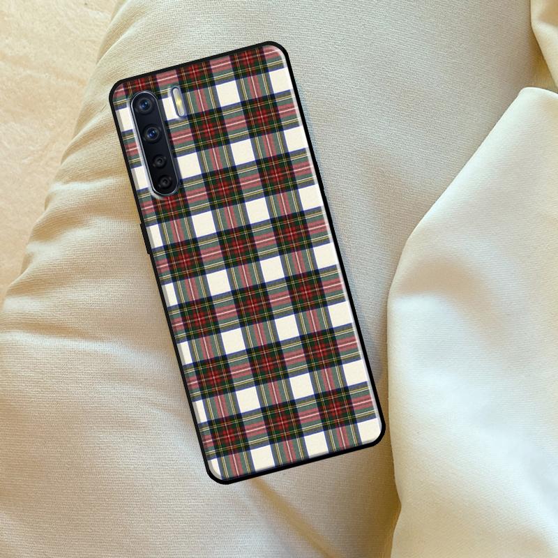 Clan Stewart Dress Tartan Plaid Case For Oppo A17 A94 A74 A54 A60 A40 A80 A16 A76 A96 A98 A58 A78 A18 A38 A57 A15 A5 A6 Pro