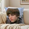 Певец поп JJustin BBieber Наволочка для подушки Антипылевой клещ Гостиная Декор дивана Подушка Комната