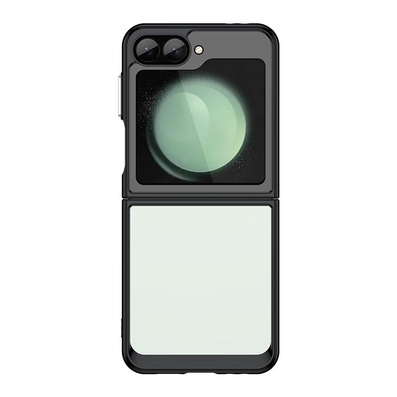 Для Samsung Galaxy Z Flip 6 Чехол Samsung Z Flip 6 Flip6 Capas Бампер Задняя Прозрачная Цветная Прозрачная Чехол Samsung Z Flip 6