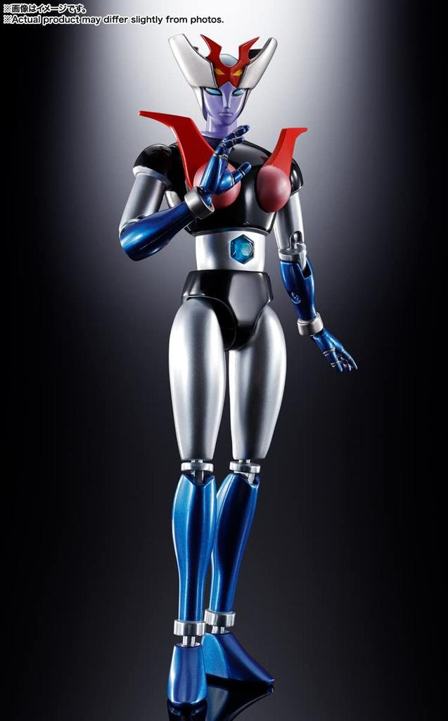 TAMASHII NATIONS Soul of Chogokin Мазингер Зет Афродита А против Минервы Х Приблизительно 160 мм АБС ПОМ Окрашенная Подвижная Фигурка GX-08R GX-09R Литой Металл & &