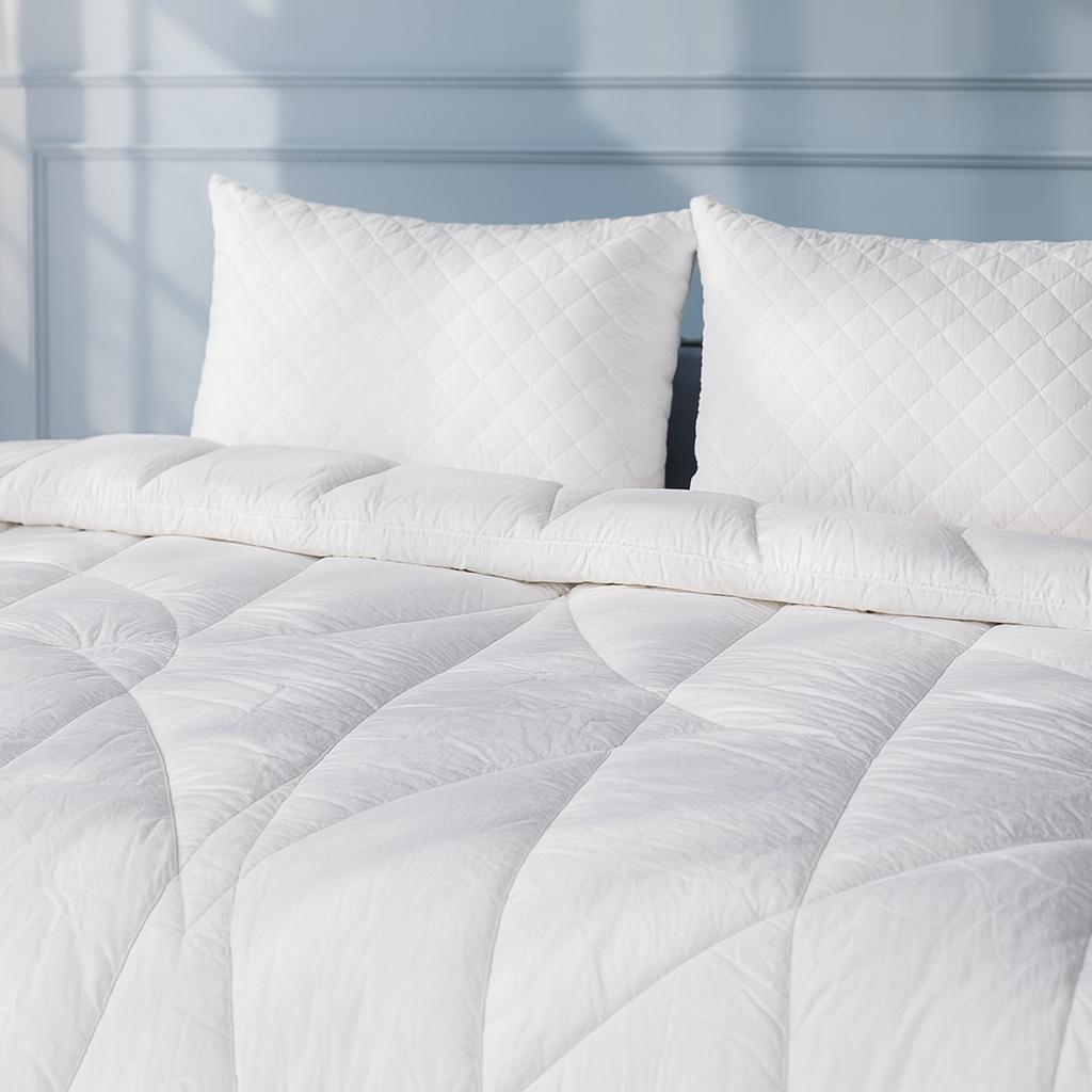 Polyester (Anti-Allergen) Duvet Royal Pearl №012 100% Cotton, 100% Polyester Filling. All Seasons.